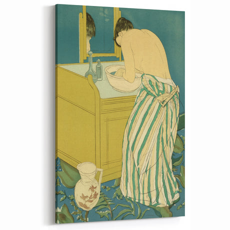 Impressionist Poster Art - Cassatt’s ‘Woman Bathing’ Wall Decor