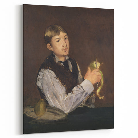 Impressionist Portrait - Manet’s ‘Young Boy Peeling a Pear’ Art