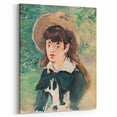 Impressionist Portrait - Manet’s ‘Young Girl on a Bench’ Wall Art