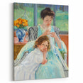 Impressionist Motherhood - Cassatt’s ‘Young Mother Sewing’ Wall Art
