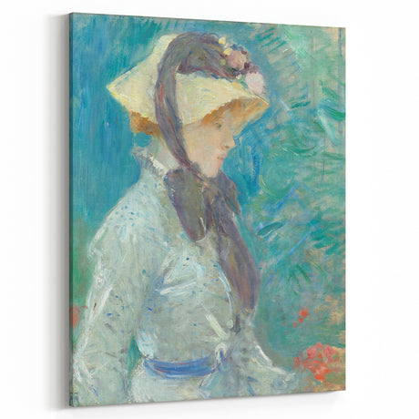 Impressionist Portrait - Morisot’s ‘Young Woman with a Straw Hat’ Art