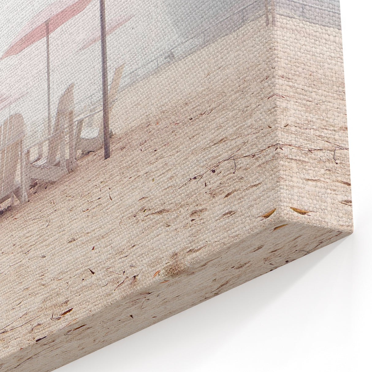 Summer Vibes Prints - Pink Beach Umbrellas Wall Art