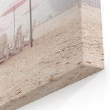 Summer Vibes Prints - Pink Beach Umbrellas Wall Art