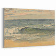 Impressionist Seascape Wall Art – Waves on the Shoreline Canvas