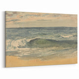Impressionist Seascape Wall Art – Waves on the Shoreline Canvas