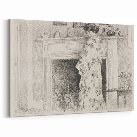 Impressionist Wall Art – The White Kimono by Childe Hassam