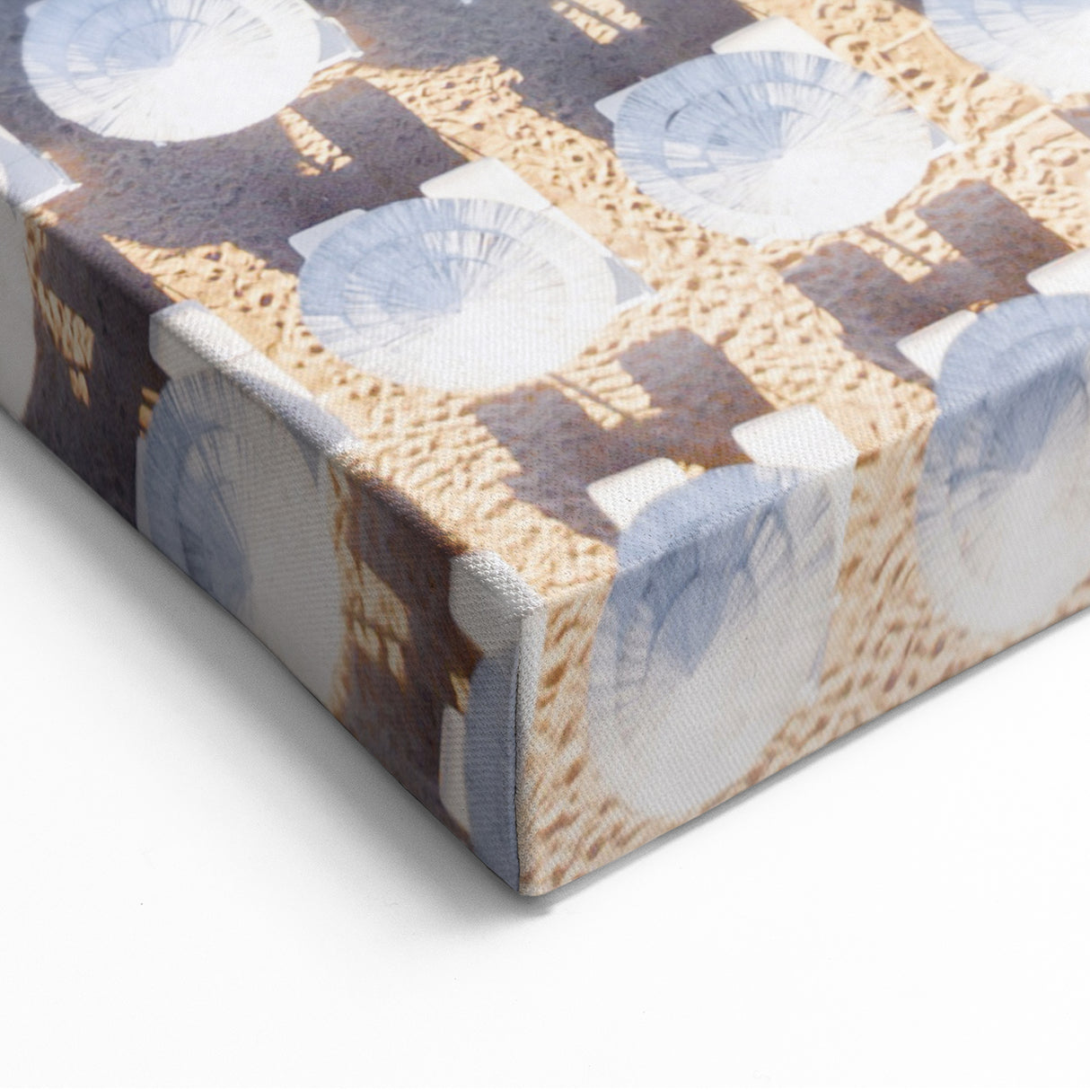 Tropical Wall Art - Beach Umbrella Shadows Aerial Summer Print