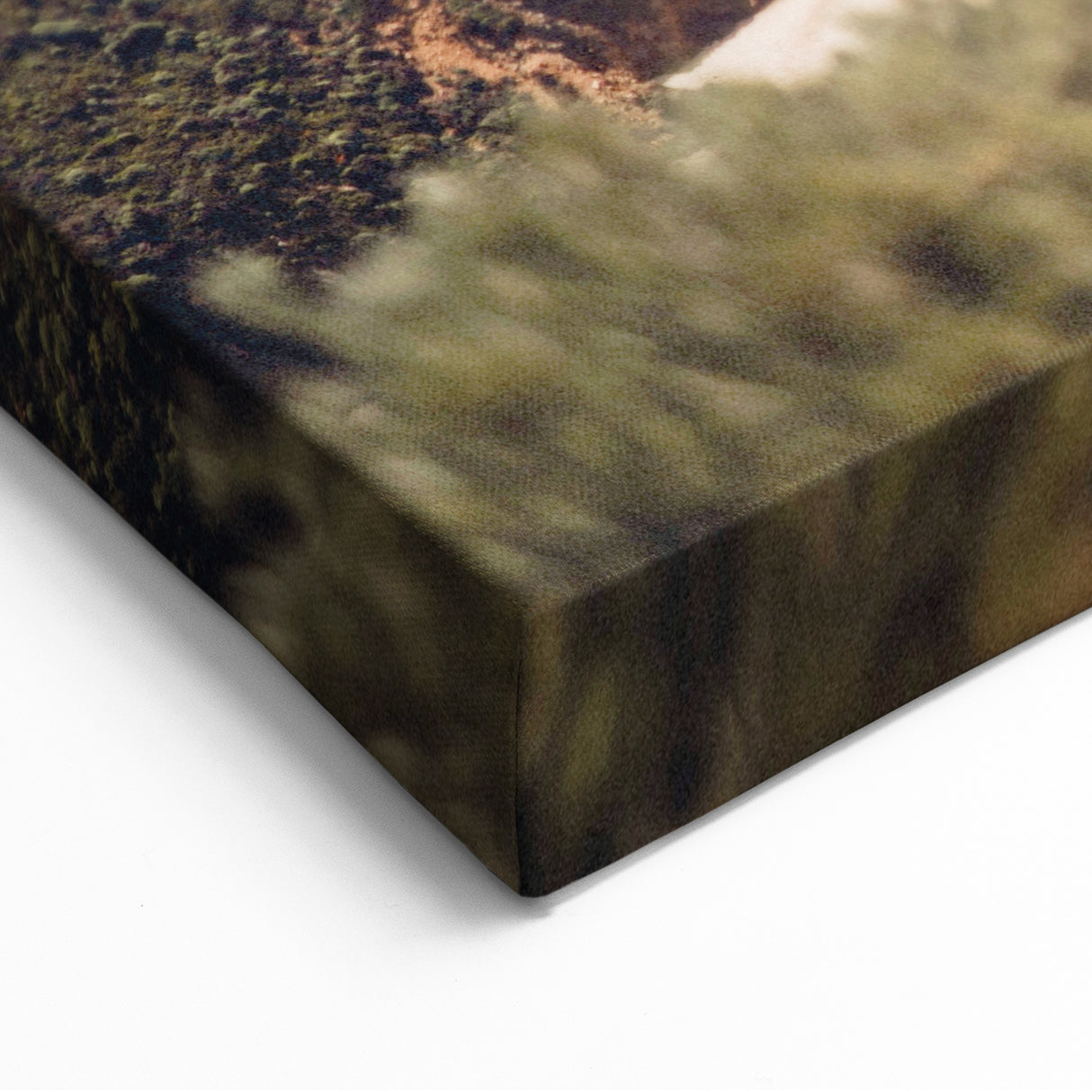 Summer Landscape Art - Coastal Cliffs and Ocean Waves Canvas