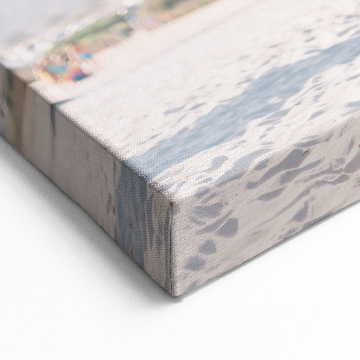 Beach Decor Prints - Striped Umbrella Summer Canvas Wall Art