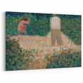 Impressionist Landscape Art – Two Stonebreakers by Georges Seurat