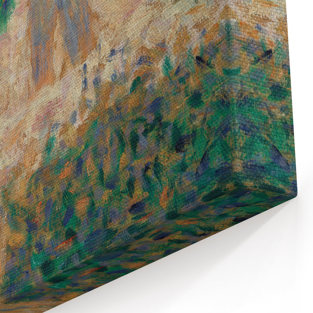 Impressionist Landscape Art – Two Stonebreakers by Georges Seurat