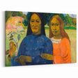 Impressionist Portrait Wall Art – Two Women by Paul Gauguin