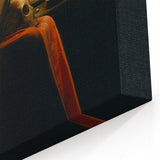 Baroque Candlelight Reflection: Antique Wall Art with Elegance