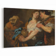 Baroque Romantic Scene: Classic Art Print with Emotional Depth
