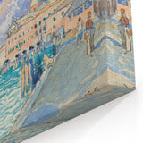 Impressionist Venice Wall Art - Claude Monet-Style Landscape Painting