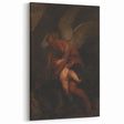 Baroque Angelic Struggle: Classic Art Print with Powerful Imagery