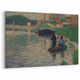 Seurat’s View of the Seine - Impressionist River Landscape Wall Art