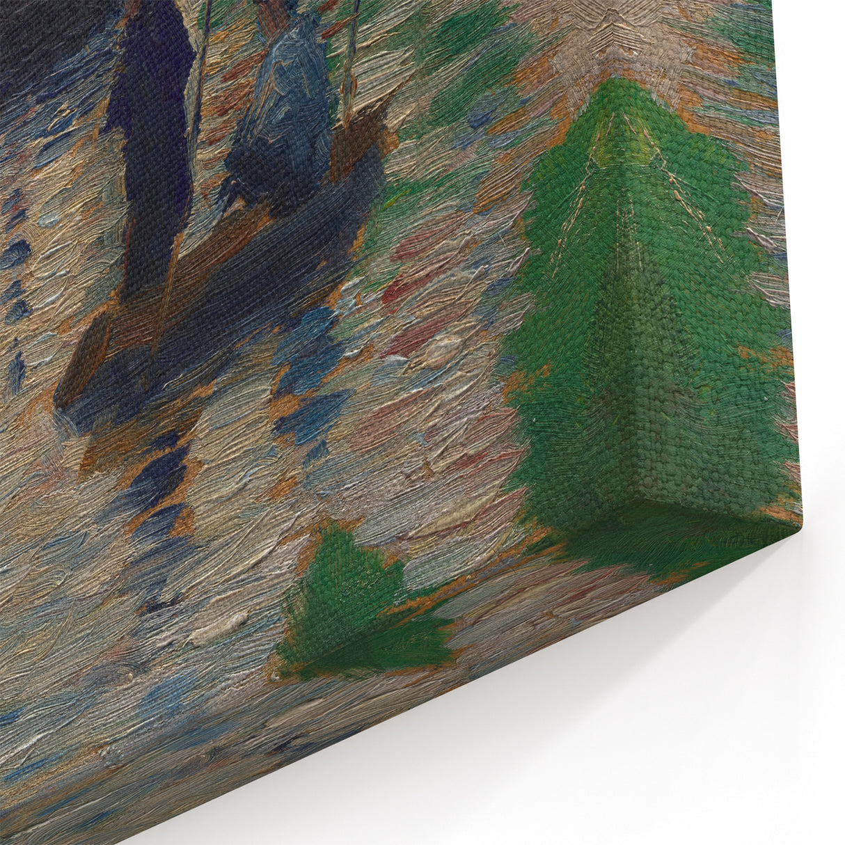 Seurat’s View of the Seine - Impressionist River Landscape Wall Art