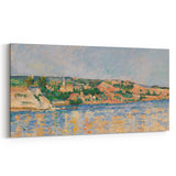 Cézanne’s Village at the Water’s Edge - Impressionist Wall Art