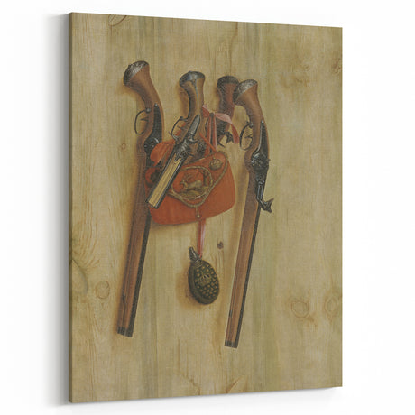 Baroque Hunting Gear: Classic Art Print with Rustic Detail