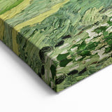 Wheatfield Under Thunderclouds - Impressionist Wall Art by Van Gogh