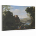 Baroque Landscape Wall Art - Serene Countryside Scene in Classic Style