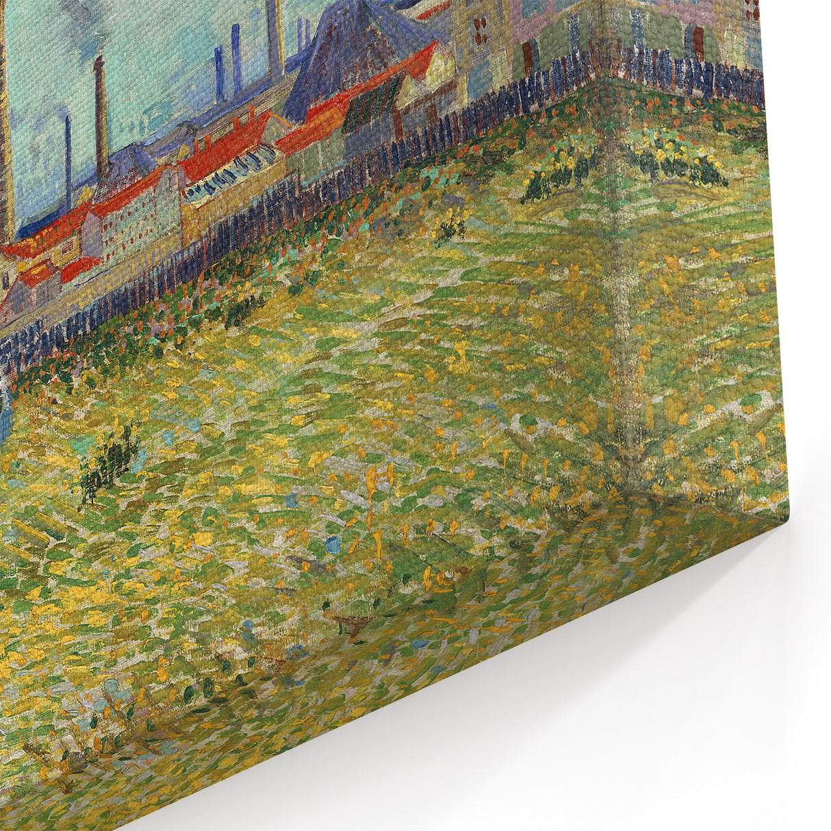 Impressionism Wall Art - Factories at Clichy by Van Gogh Print