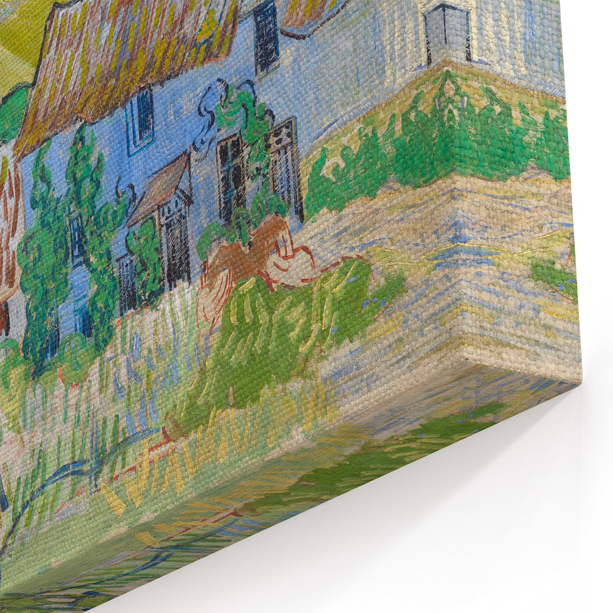 Impressionism Wall Art - Farms near Auvers by Van Gogh Print