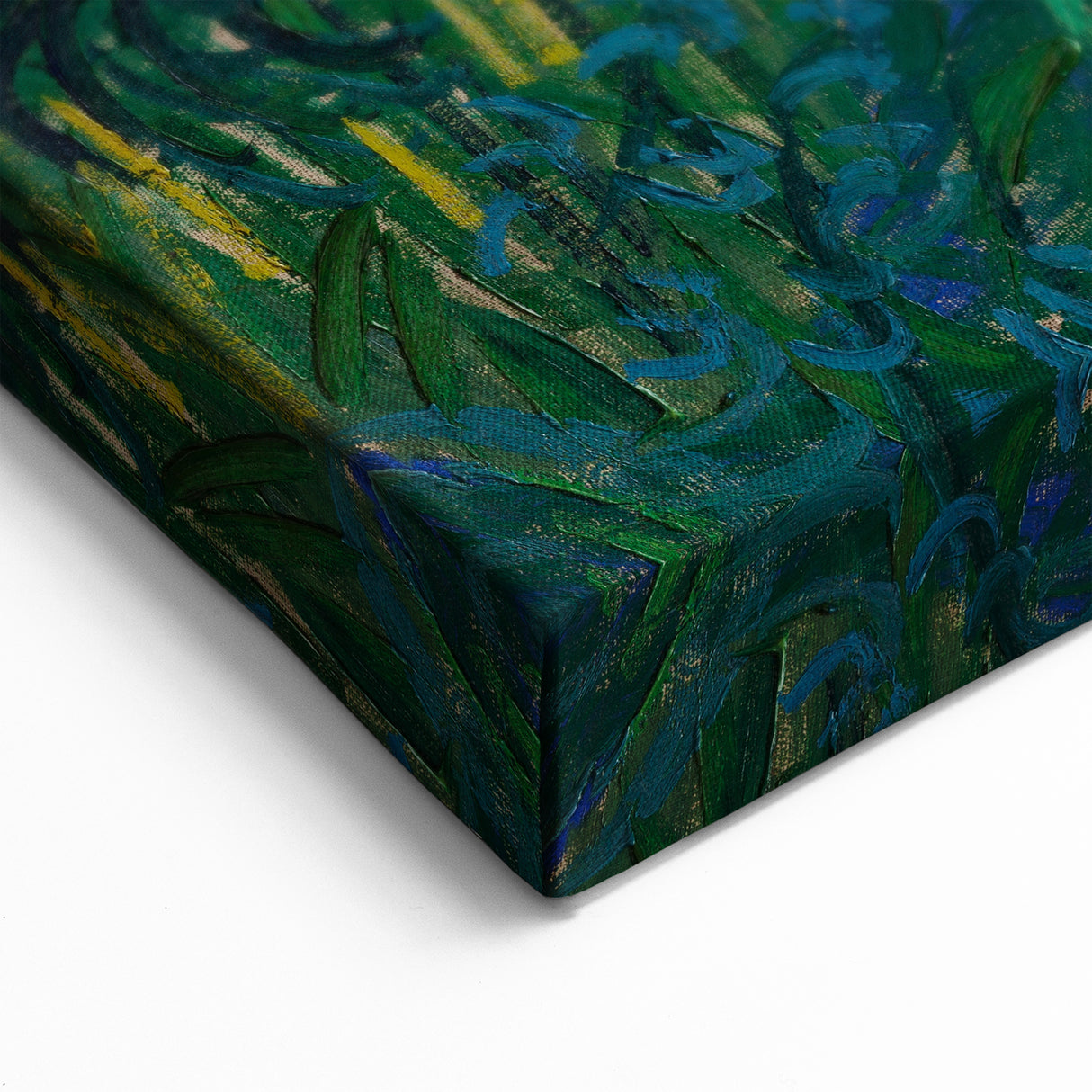 Impressionism Wall Art - Green Wheat Field with Cypress by Van Gogh