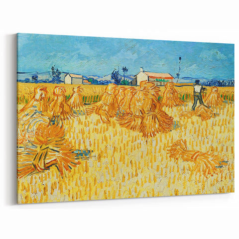 Impressionism Wall Art - Harvest in Provence by Van Gogh Print
