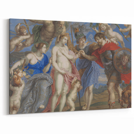 Baroque Mythological Battle Scene Wall Art – Timeless Classic Masterpiece