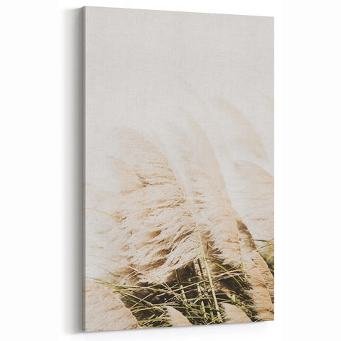 Golden Pampas Elegance - Summer Vibes Wall Art