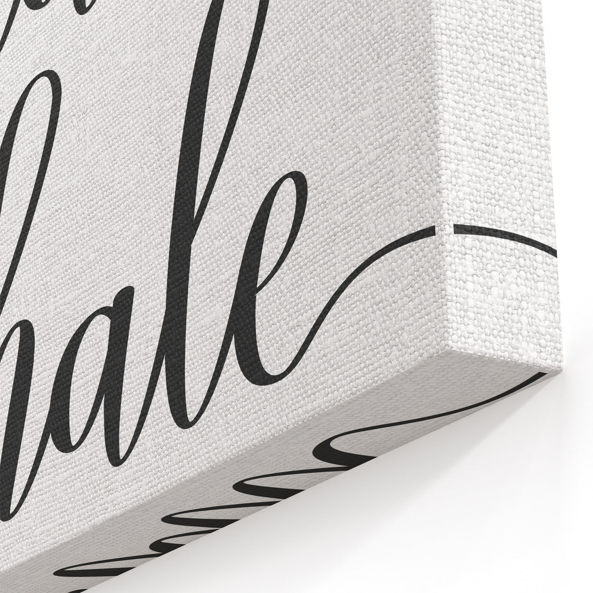 Inhale Exhale Quote - Minimalist Summer Wall Art