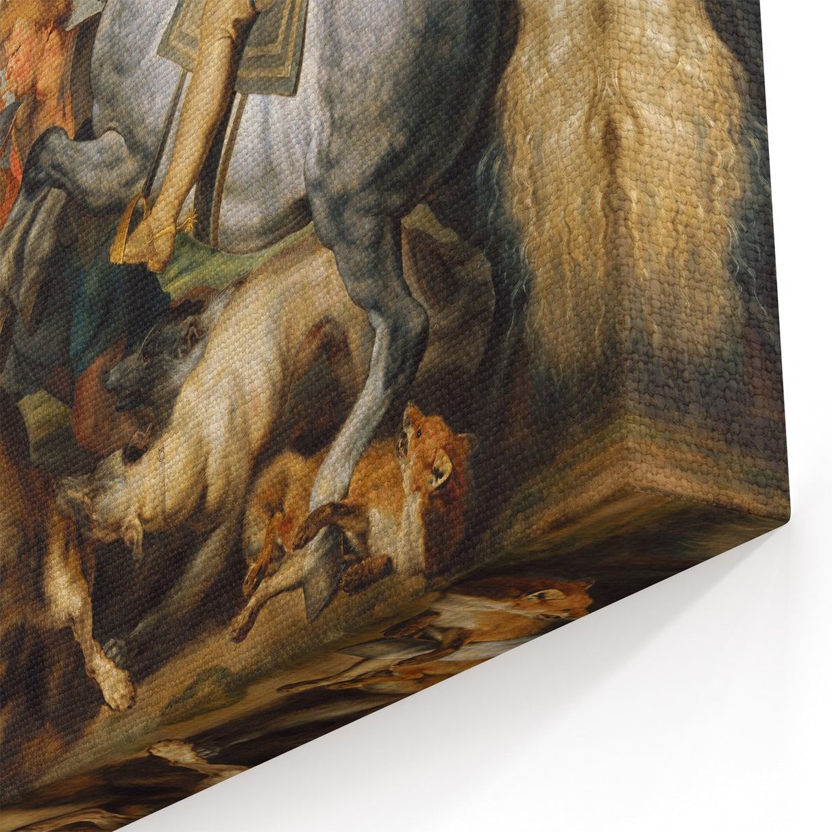 Baroque Hunting Scene Wall Art – Dramatic Masterpiece of Action