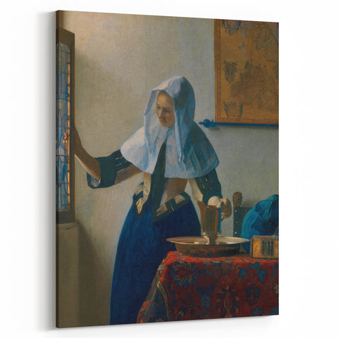 Baroque Woman at Window Wall Art – Graceful Domestic Scene