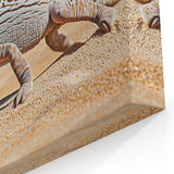 Desert Chameleon Art - Unique Wildlife and Sand Dune Print