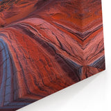 Radiant Desert Layers - Southwestern Sunset Sandstone Art Print