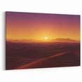 Golden Desert Sunrise - Tranquil Sand Dunes Landscape Wall Art