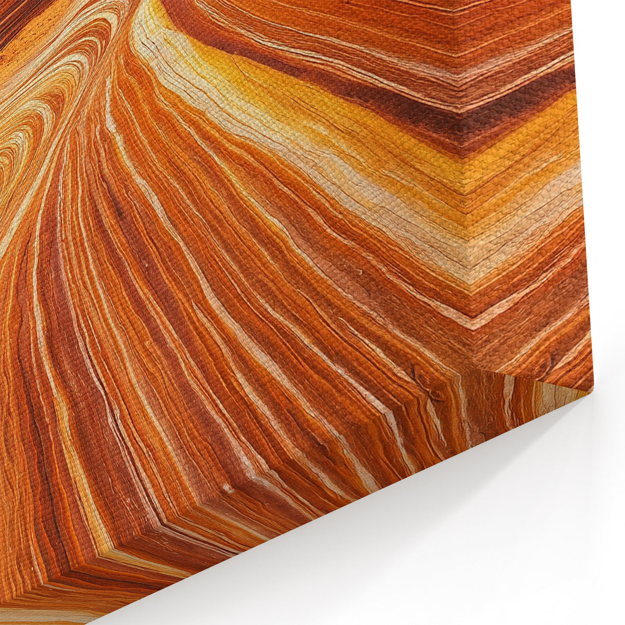 Golden Sandstone Waves - Arizona Desert Photography Print