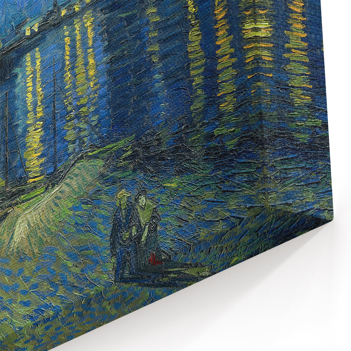 Impressionist Night Sky Wall Art - Starry Night Over Rhône by Van Gogh