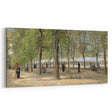 Impressionist Garden Wall Art - Terrace in Luxembourg by Van Gogh