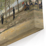 Impressionist Garden Wall Art - Terrace in Luxembourg by Van Gogh