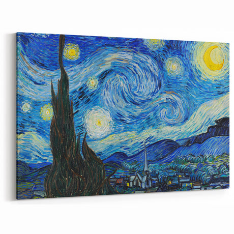 Impressionist Night Sky Wall Art - The Starry Night by Van Gogh