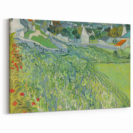 Impressionist Landscape - Vineyards at Auvers by Van Gogh Print