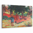 French Impressionist Art - Whispered Words by Paul Gauguin Print
