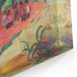 French Impressionist Art - Whispered Words by Paul Gauguin Print