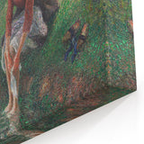 Impressionist Prints - Woman Bathing by Camille Pissarro Art