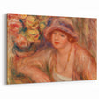 Elegant Impressionism Wall Art – Renoir’s Feminine Portrait