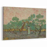 Dynamic Impressionist Landscape – Van Gogh’s Women Picking Olives