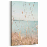 Golden Coastal Breeze - Nature Inspired Summer Wall Art